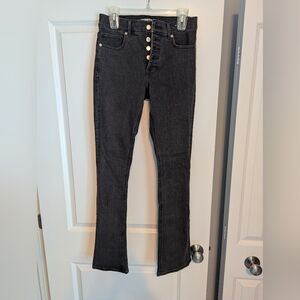 Express High-Rise Black/Dark Gray Jeans